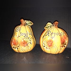 Miniature Ceramic harvest pumpkins